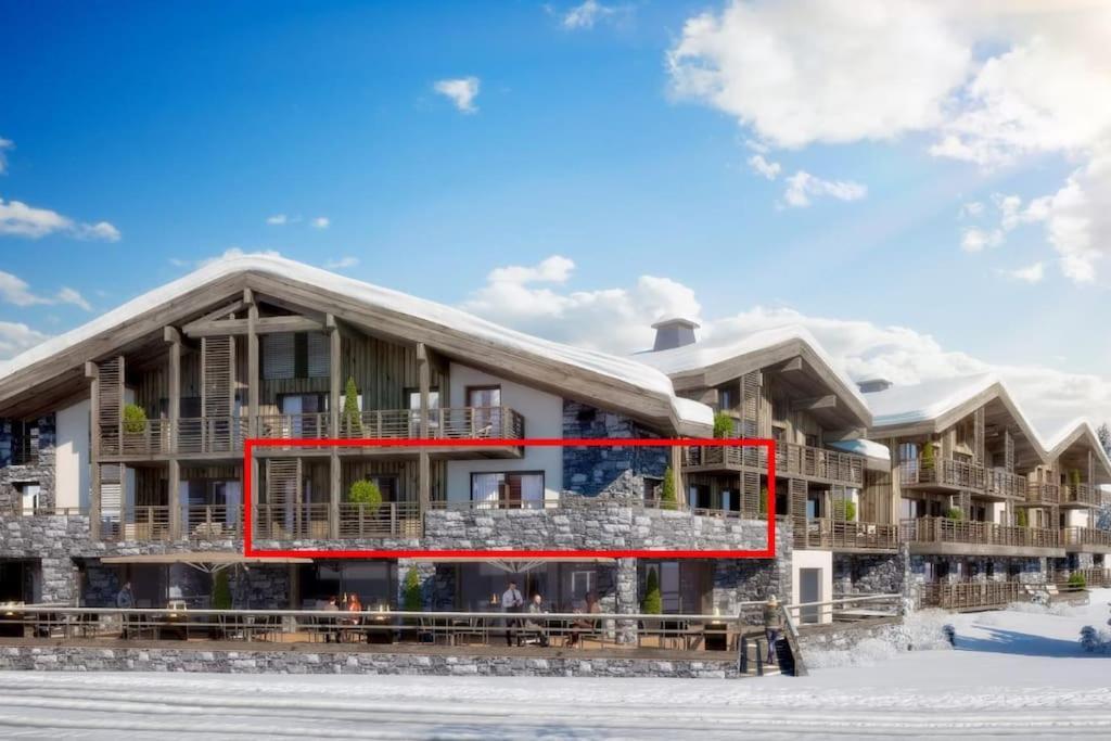 Appartement De Standing Plein Centre Station, 50M Des Pistes เลส์เฌต์ ภายนอก รูปภาพ