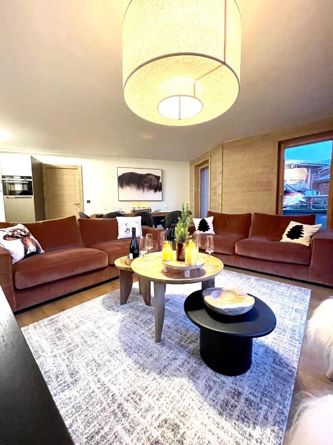 Appartement De Standing Plein Centre Station, 50M Des Pistes เลส์เฌต์ ภายนอก รูปภาพ
